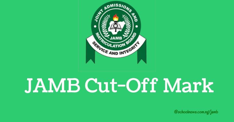 JAMB cut-off mark for 2024/2025 Academic Session