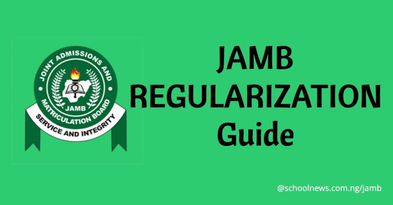 JAMB Regularization (A Comprehensive Guide – 2024)