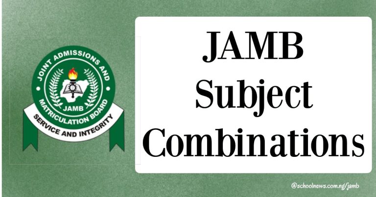 JAMB Subject Combinations (2025/2026 Guide)