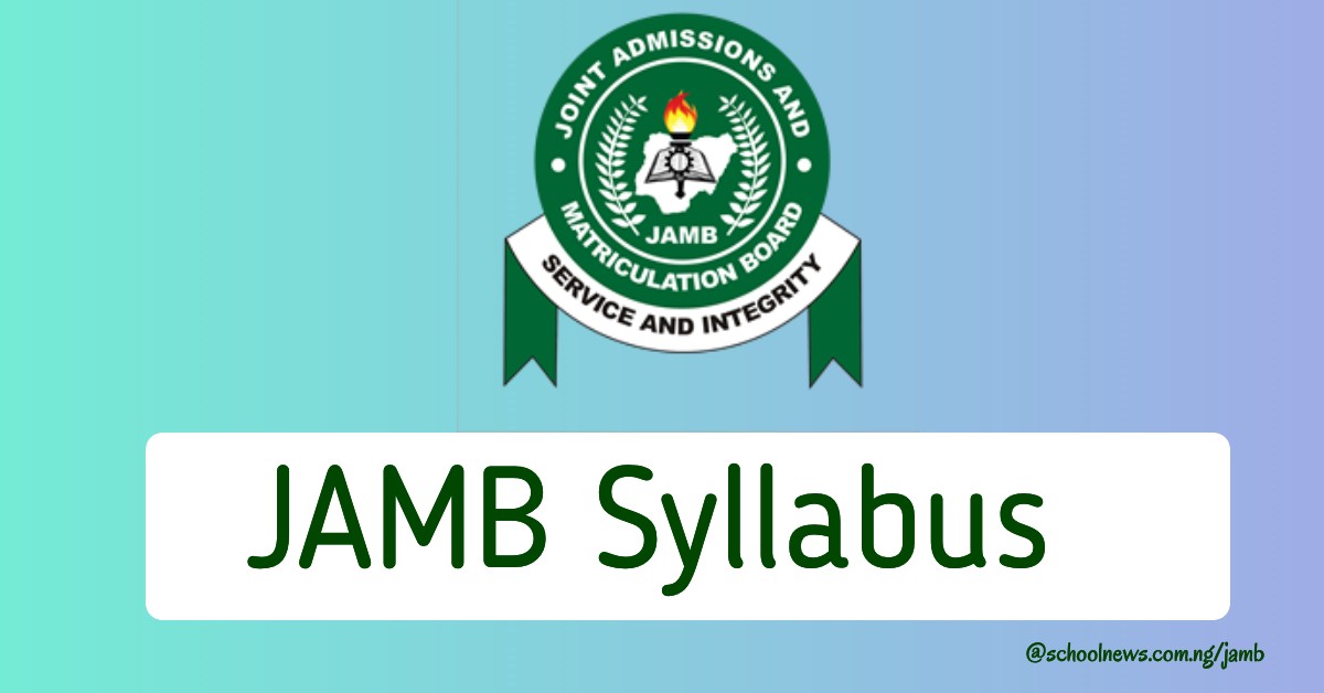 JAMB syllabus